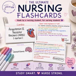 Ultimate Nursing Pharmacology Flashcards | NCLEX, Nursing, Study Guide, PDF Download