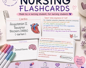 Ultimate Pharmacology Nursing Flashcards | NCLEX Study Guide, PDF Download