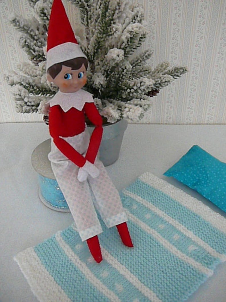 Christmas Elf Sleepytime Set Blanket Pillow and Pajama - Etsy