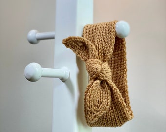 Knitted Headband Girl Crochet Knot Baby - Knitted Kids Twisted Headband Baby Turban - Twist Knit Hair Bow for Toddler Crochet Ear Warmer