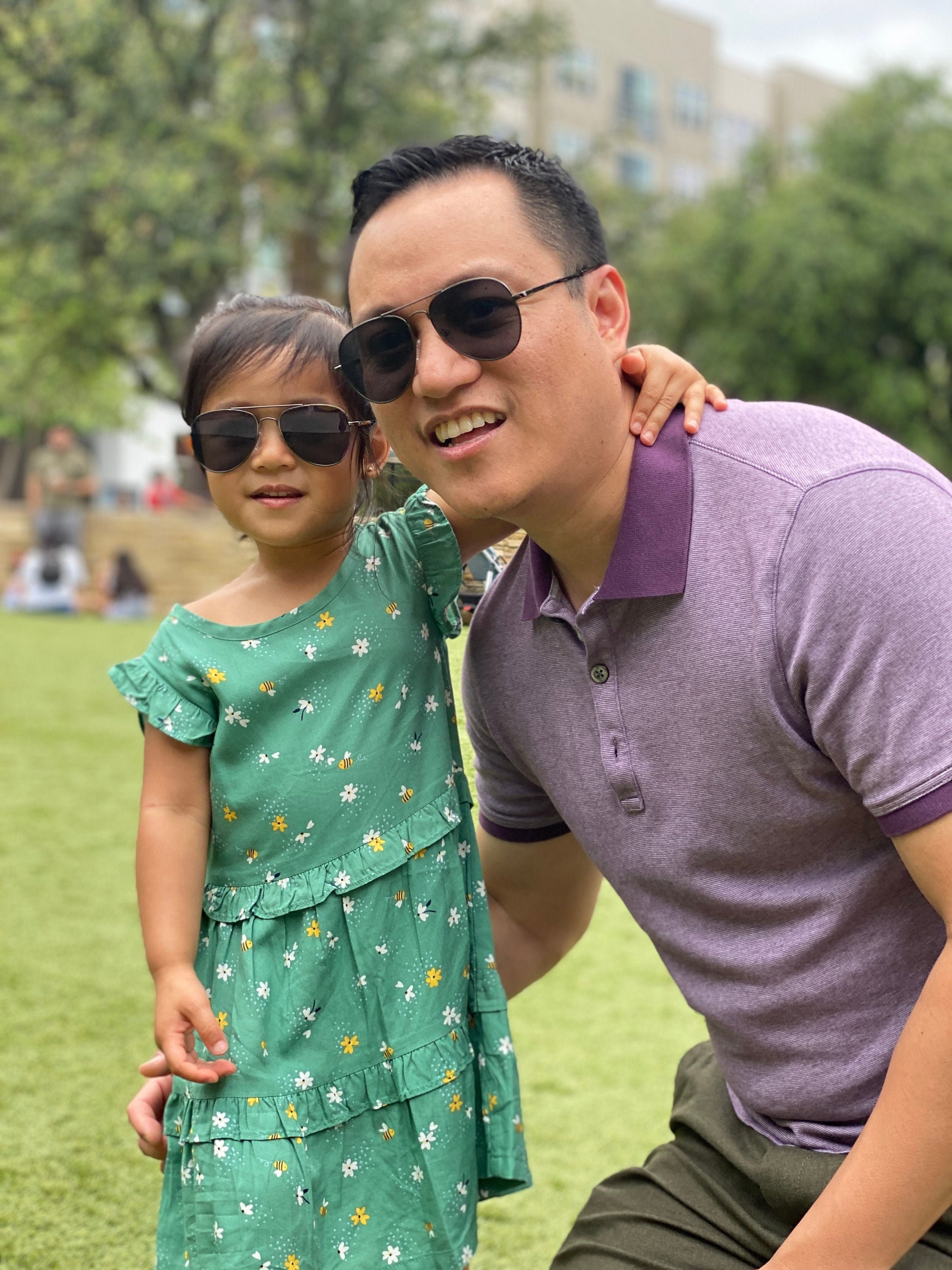 Matching Adult and Kids Mirrored Sunglasses Daddy and Me