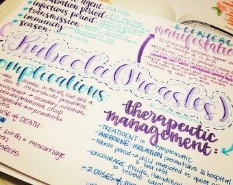 Rubeola (Measles)- Nursing Notes/ Concept Map- Pediatrics Semester