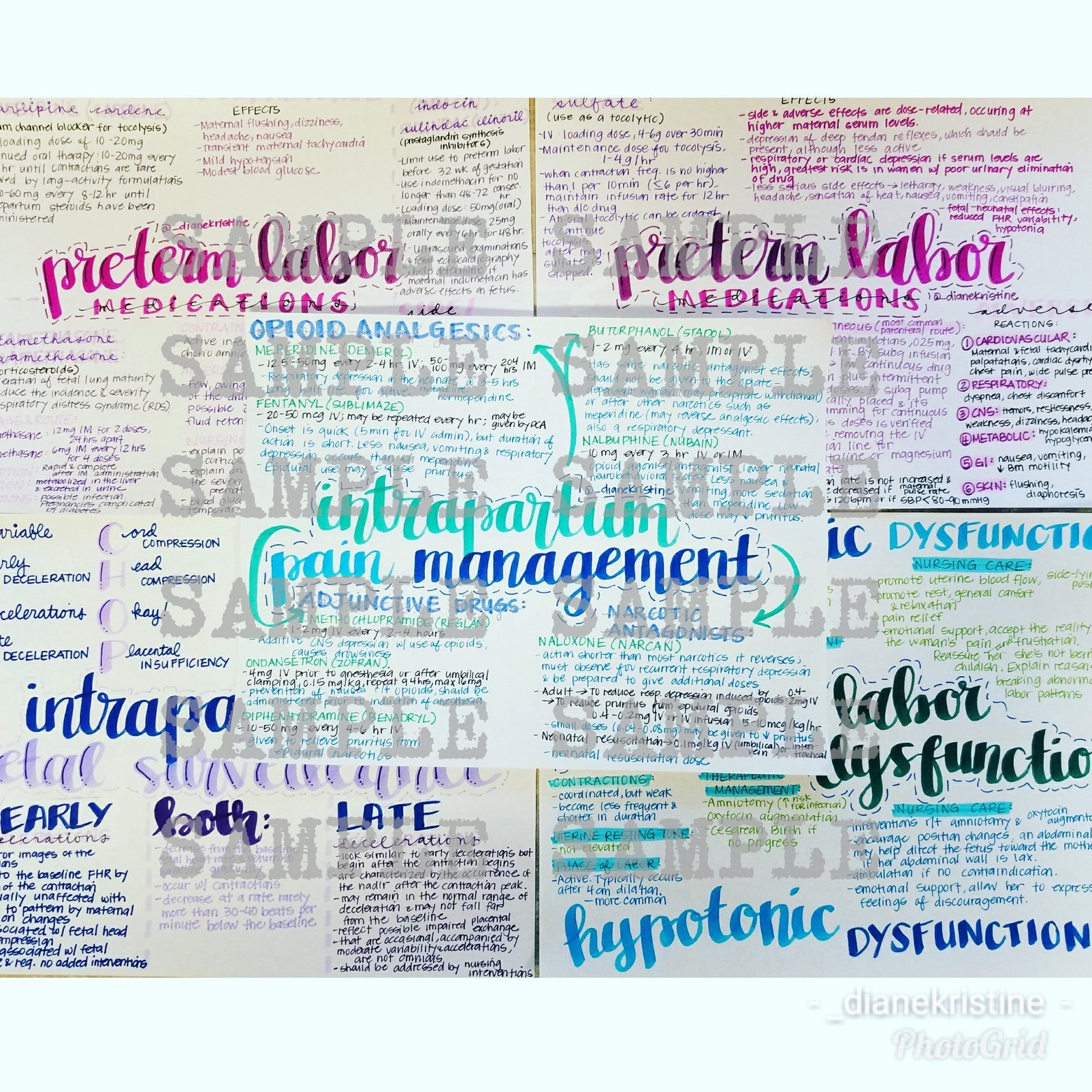 OB Unit 2 Bundle (8 Pages)- Nursing Notes/ Concept Maps- Maternal Child ...