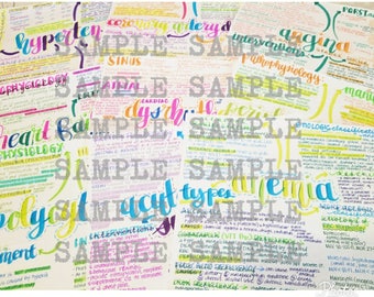 Cardiac Med-Surg 1 Semester- Unit 1 Bundle (9 pages) - Nursing Notes/ Concept Map