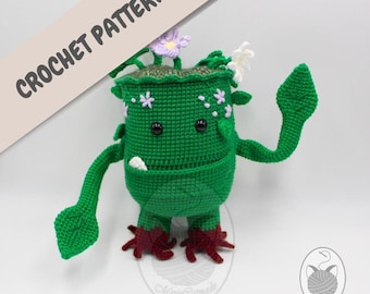 Gartenkreatur | Amigurumi Häkelanleitung | Monster, Fantasy, Kreaturen, Wald, Elements