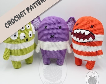 The Creeplets | Amigurumi Crochet Pattern | Halloween, Seasonal, Festive, Monsters