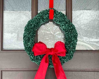 Patrón de corona de Navidad a crochet / Corona de invierno a crochet PDF / Descarga de patrón