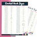 Crochet Pattern Binder | Printable Crochet Pattern Organizer | PDF ...