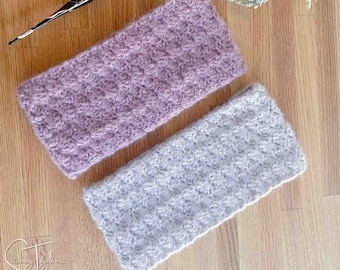 Soft Crochet Headband Pattern | Crochet Shell Stitch Ear Warmer| PDF Crochet Pattern download