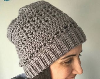 Crochet Slouchy Hat Pattern | Crochet Hat Pattern | Instant Download | Crochet Pattern