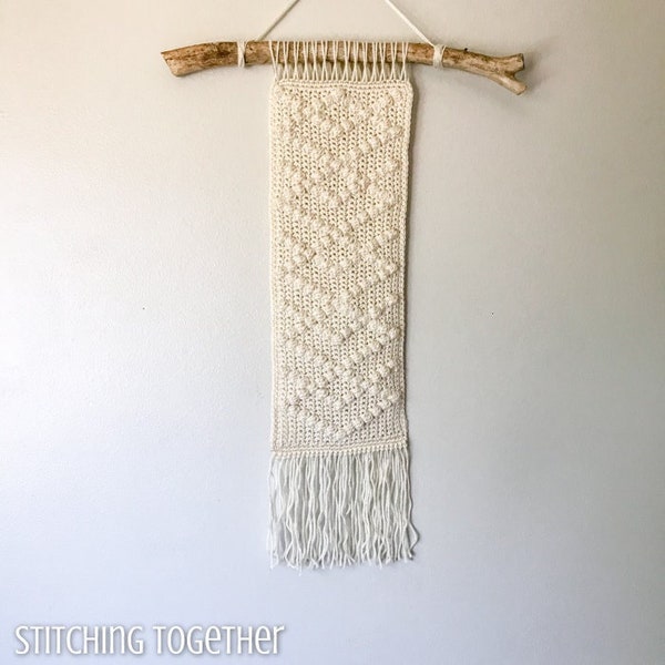 Modern Crochet Wall Hanging | Yarn Wall Hanging | DIY Wall Art | Crochet Pattern | Yarn Wall Art