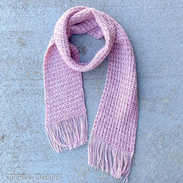 Crochet scarf with fringe | Crochet Fringe Scarf | Fringe Crochet Scarf PDF Download