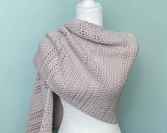 Easy Crochet Shawl Pattern | Rectangular Crochet Shawl | PDF DOWNLOAD