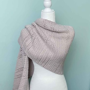 Easy Crochet Shawl Pattern | Rectangular Crochet Shawl | PDF DOWNLOAD