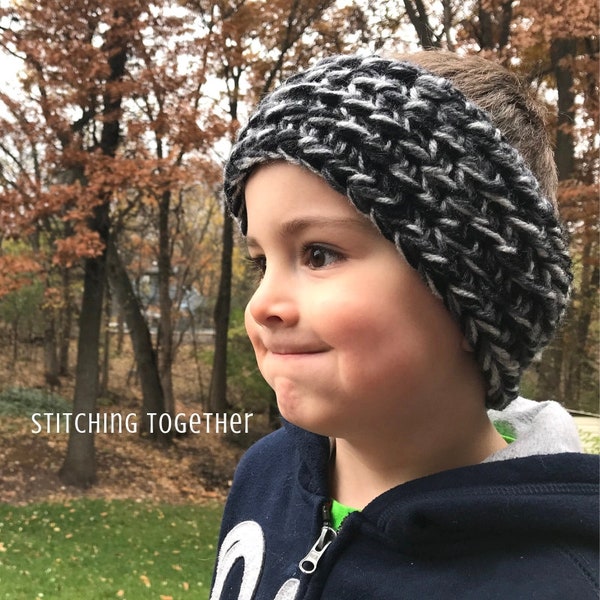 Chunky Crochet Ear Warmer Pattern | Chunky Crochet Headband Pattern | Men, Women and kids | Crochet Headwear | Crochet Pattern
