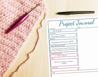 Crochet Journal Printable | Knit Journal Page