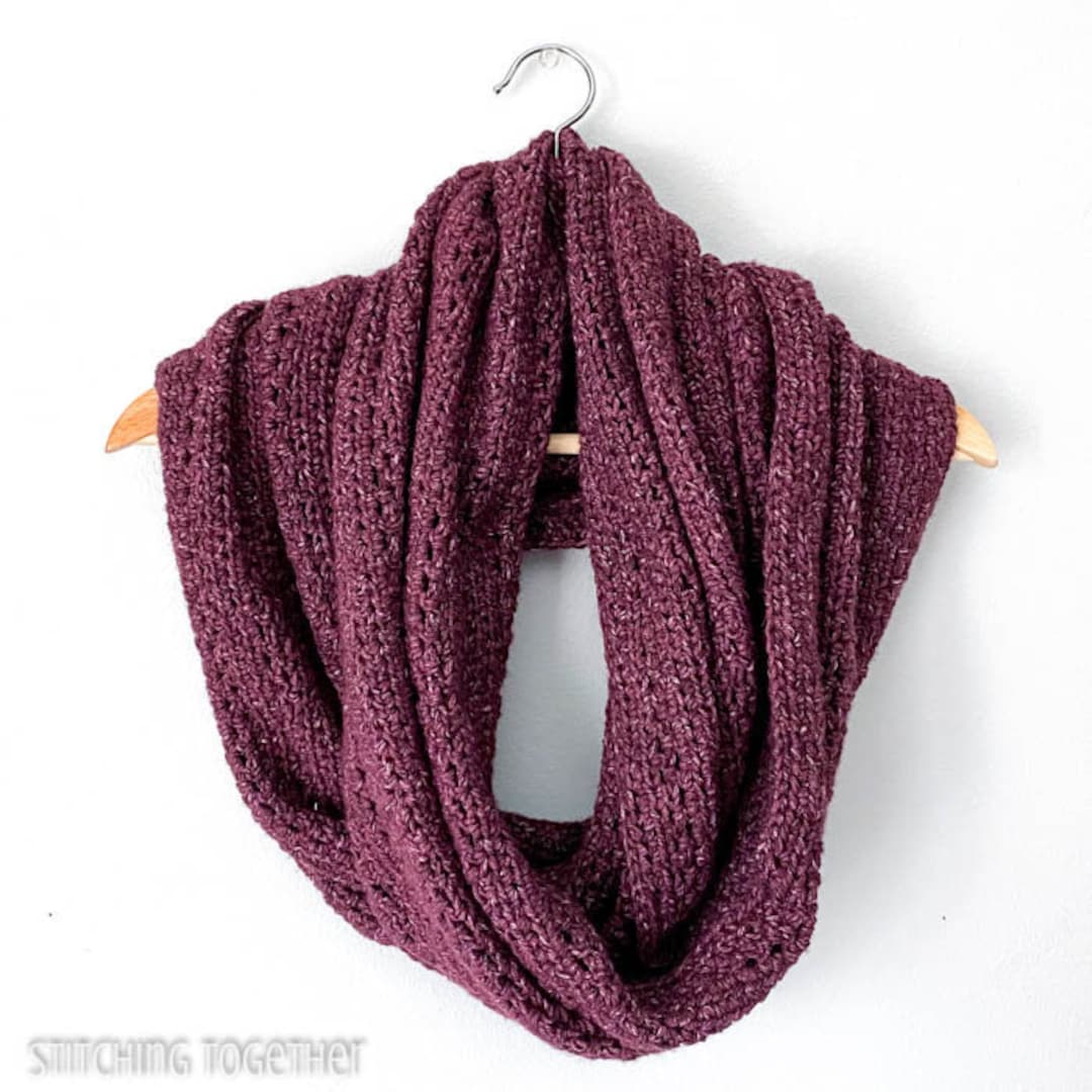 Oversized Infinity Scarf Crochet Pattern | Crochet Infinity Scarf| PDF ...