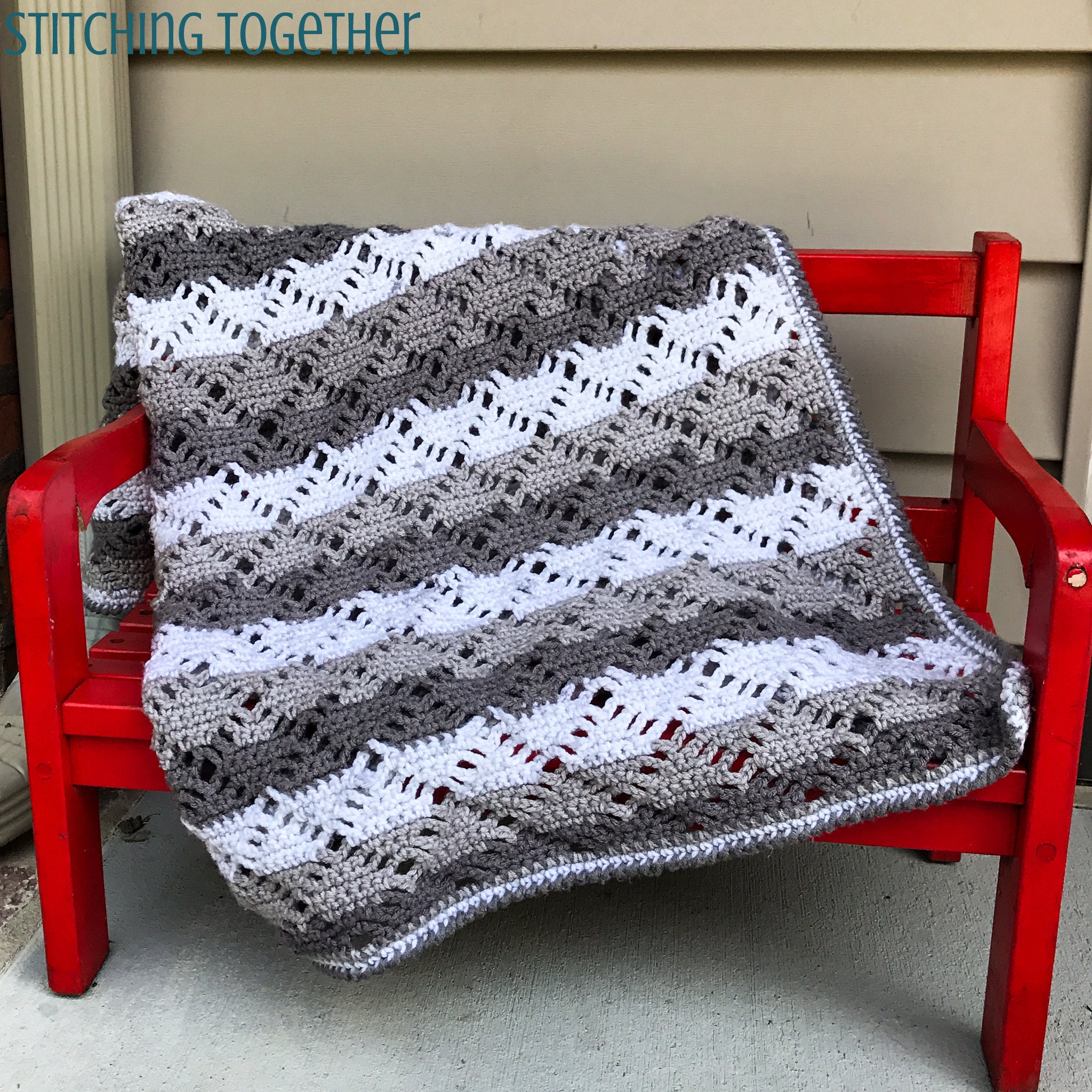 Crochet Pattern Crochet Baby Blanket Diamond Lace Crochet Baby Blanket Etsy Canada