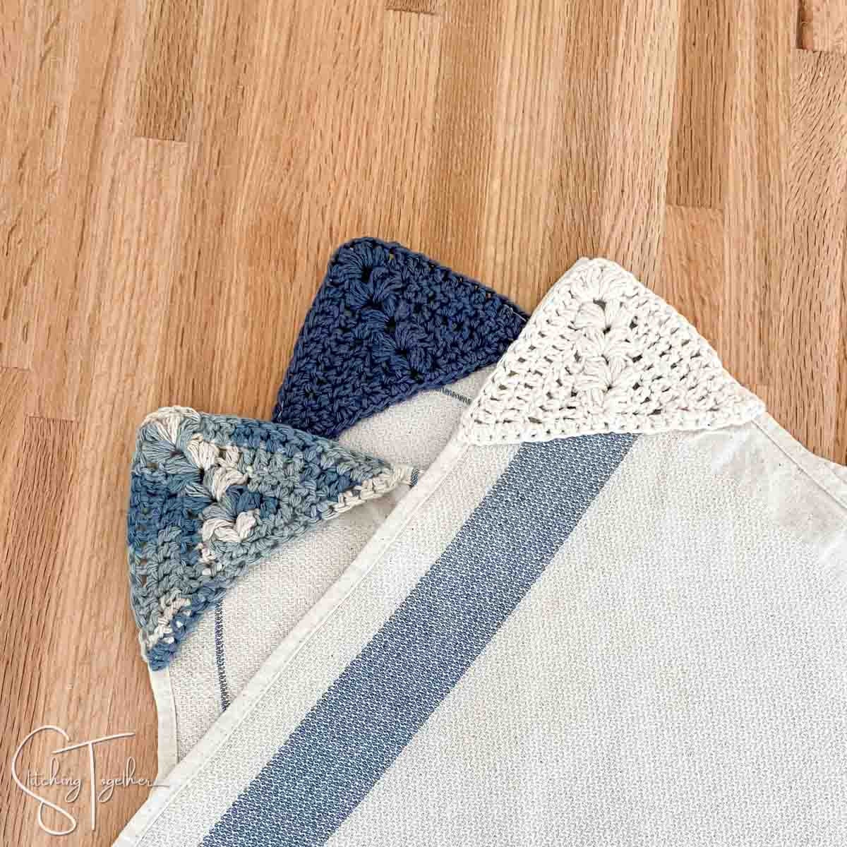 Easy Kitchen Towel Topper Crochet Pattern Crochet Dish Towel Etsy