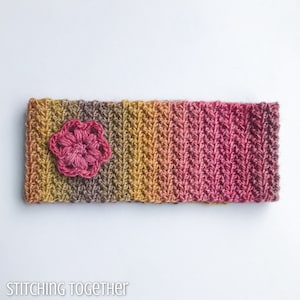 Chloe Crochet Ohrenwärmer Stirnband Muster | Gehäkeltes Stirnband | PDF Häkelanleitung download