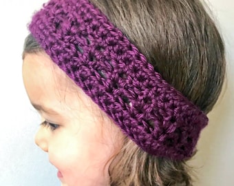 Toddler Crochet Headband | Crochet Ear Warmer