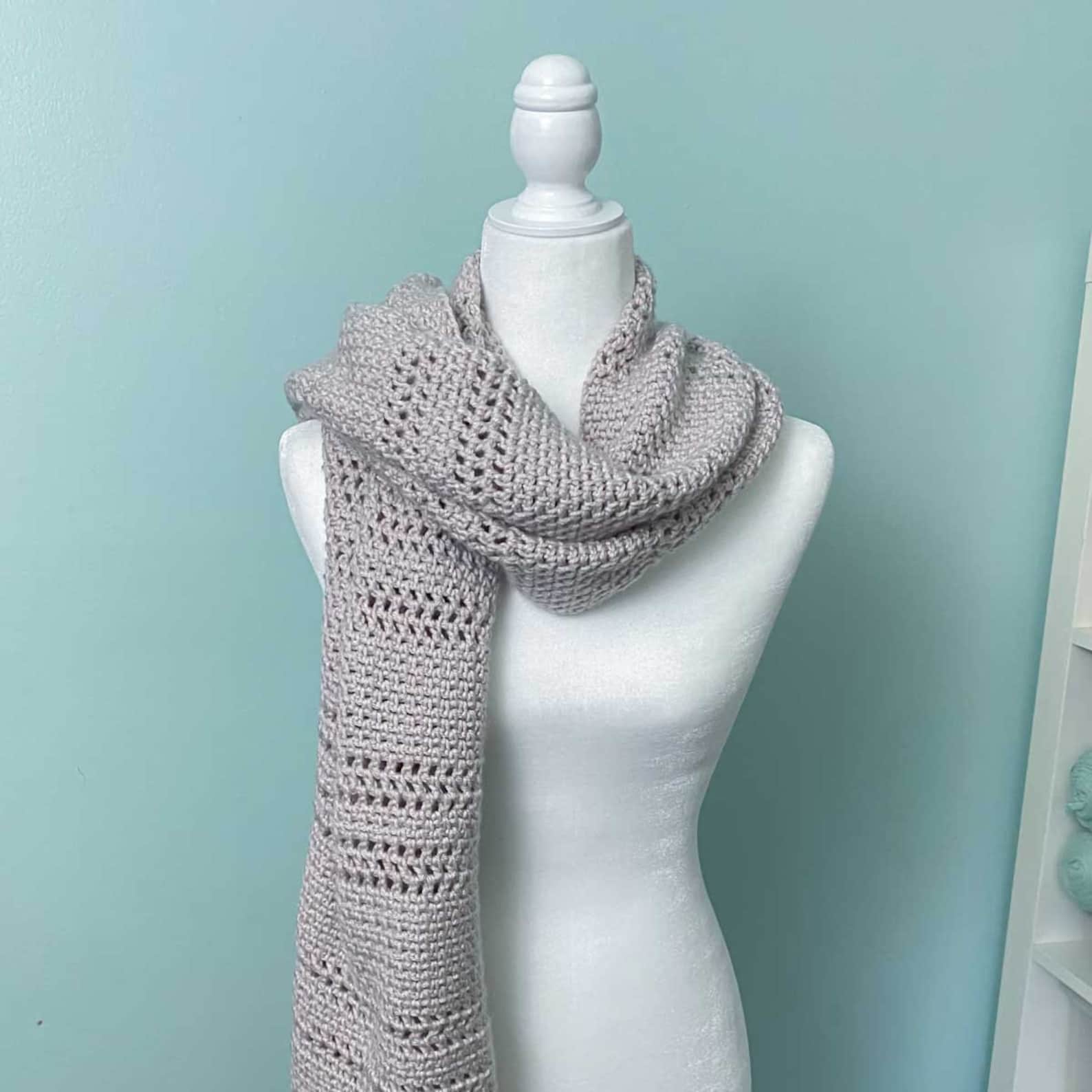 Easy Crochet Shawl Pattern Rectangular Crochet Shawl PDF DOWNLOAD - Etsy