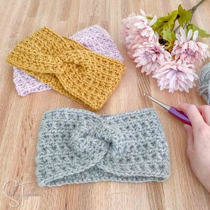 Twisted Crochet Headband Pattern Crochet Twisted Ear Warmer PDF Crochet Pattern download image 3