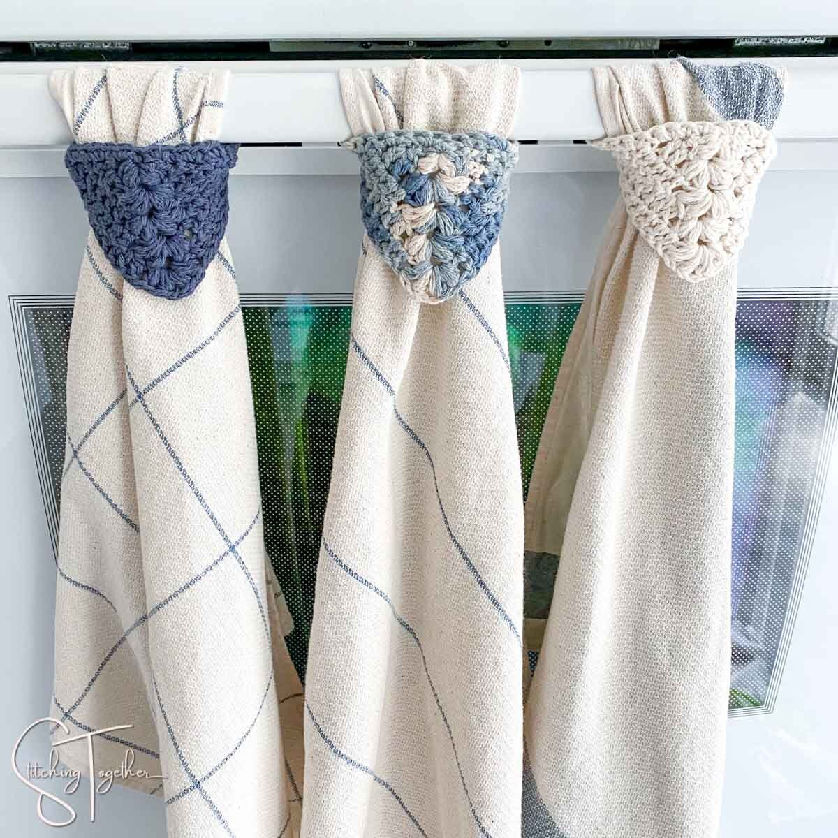 Easy Kitchen Towel Topper Crochet Pattern Crochet Dish Towel Etsy