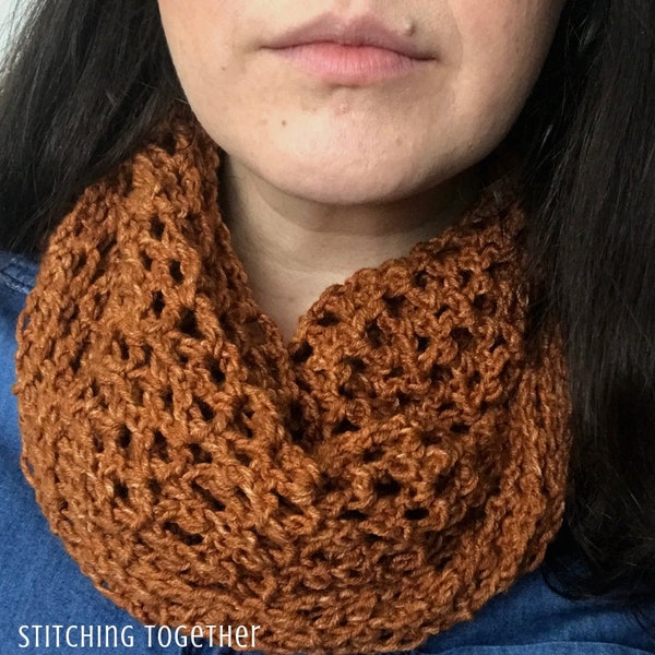 Crochet Scarf Pattern | One Skein Scarf | Penny's Scarf | PDF Crochet Pattern download