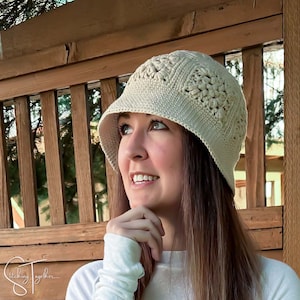 Crochet Granny Square Bucket Hat Pattern | Bucket Hat Granny Square Pattern | PDF Download