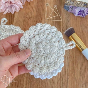 Crochet face scrubbies PATTERN | Crochet facial Rounds PATTERN  | Crochet Pattern download