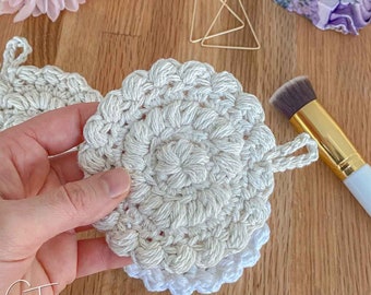Crochet Face Scrubbies Pattern: Easy Facial Rounds (PDF Download)