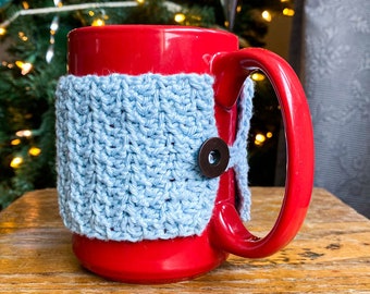 Crochet Coffee Mug Cozy Pattern | Crochet Mug Cozy Pattern | PDF Download