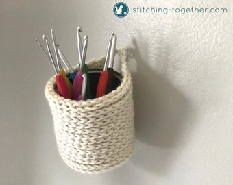 Mini Hanging Basket Crochet Pattern | Crochet Basket | Crochet Pattern