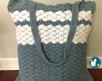 Crochet Tote Bag Pattern | Crochet Bag Pattern | Crochet Beach Bag Pattern