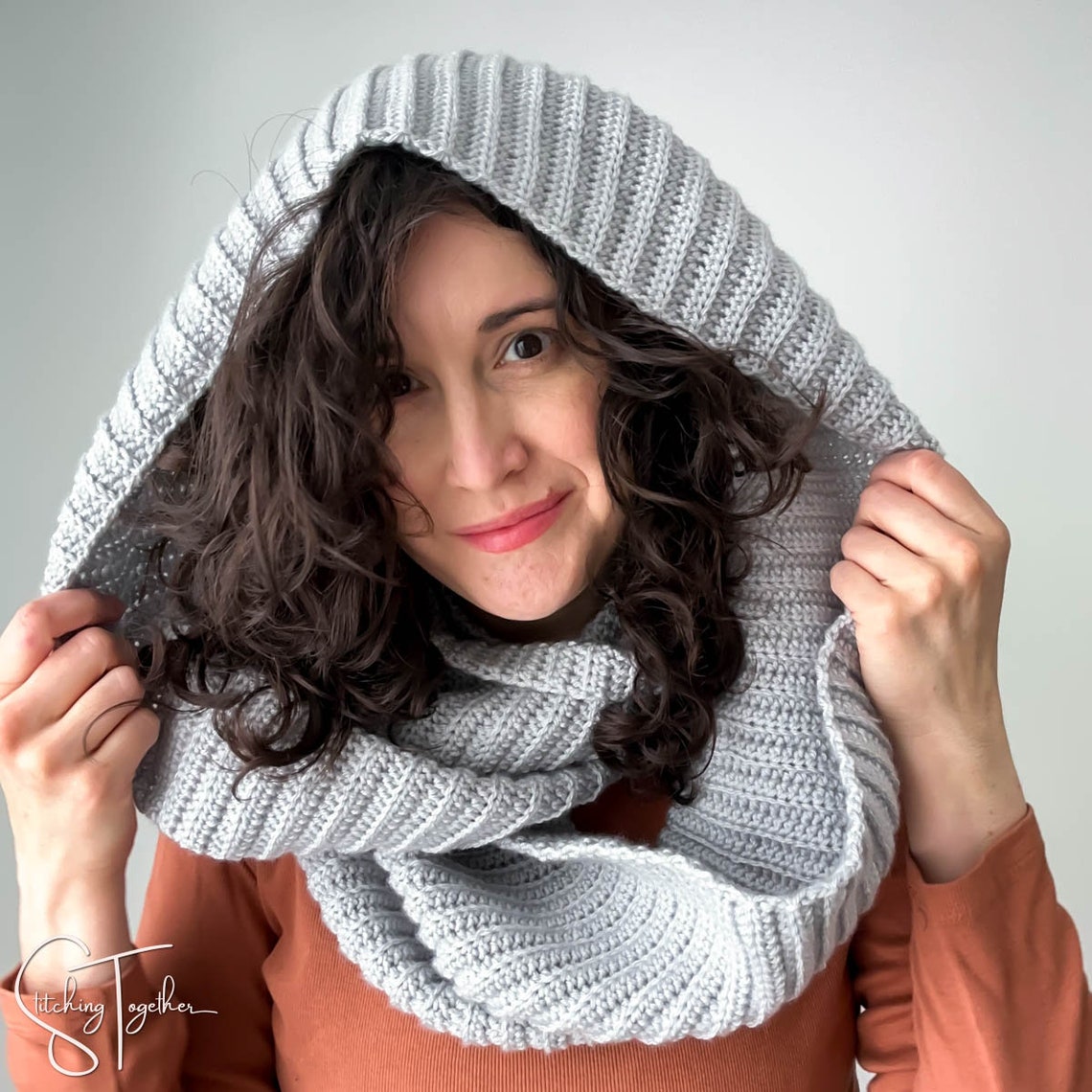 Ribbed Infinity Scarf Crochet Pattern | Ribbed Scarf Pattern | PDF ...
