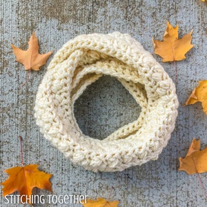 Chunky Infinity Scarf Crochet Pattern | Crochet Infinity Scarf| PDF Crochet Pattern download