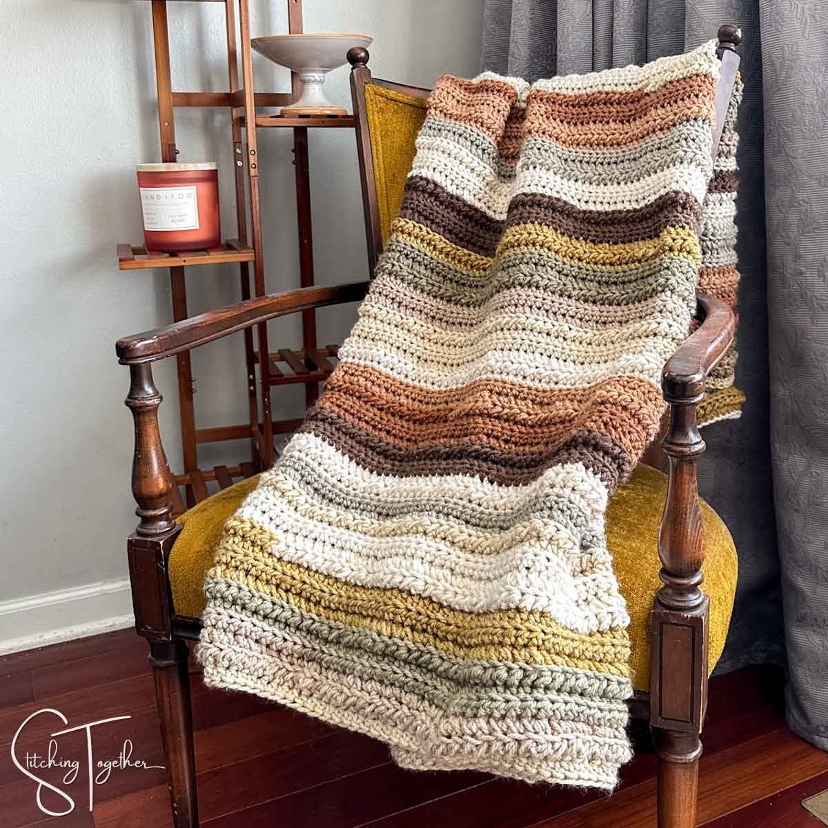 Crochet Chunky Blanket Pattern Bulky Afghan Pattern PDF Download Etsy Canada