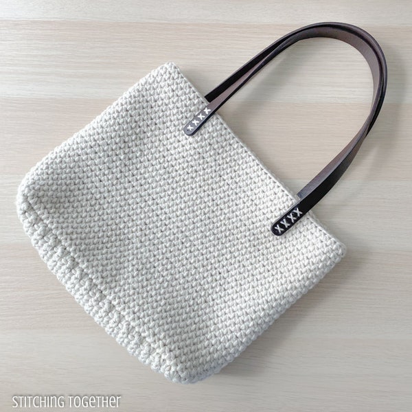 Belmont Crochet Bag Pattern | Crochet Shoulder Bag Pattern | PDF DOWNLOAD