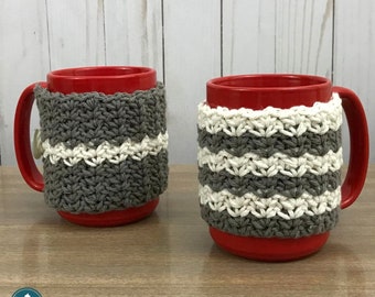 Crochet Coffee Cup Cozy Pattern | Crochet Coffee Mug Cozy Pattern | PDF Download