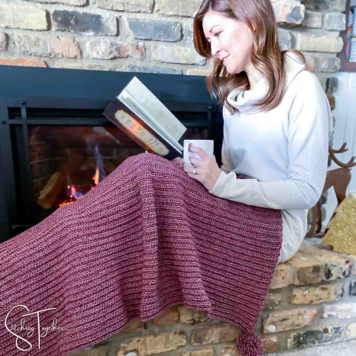 Free Easy Red Heart Crochet Lap Throw Crochet Pattern, 58 OFF