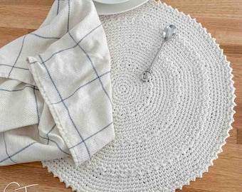 Round Crochet Placemat Pattern | PDF Download | Crochet Table Mat