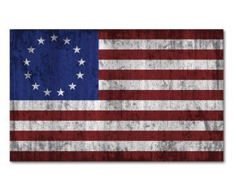 50 Pack Betsy Ross Historic Flag Sticker