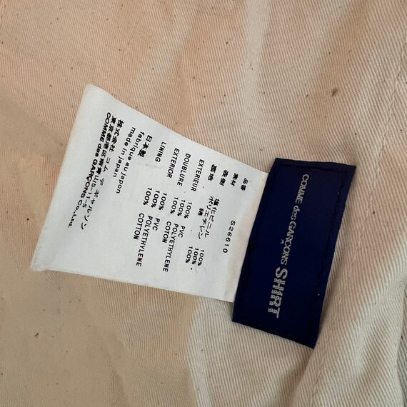 Comme Des Garcons Shirt Pvc Commute Beach Travel Foldable