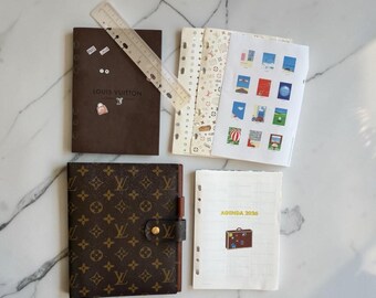 MINT Louis Vuitton Large Ring Agenda & 2026 Weekly Refill w/ Stickers