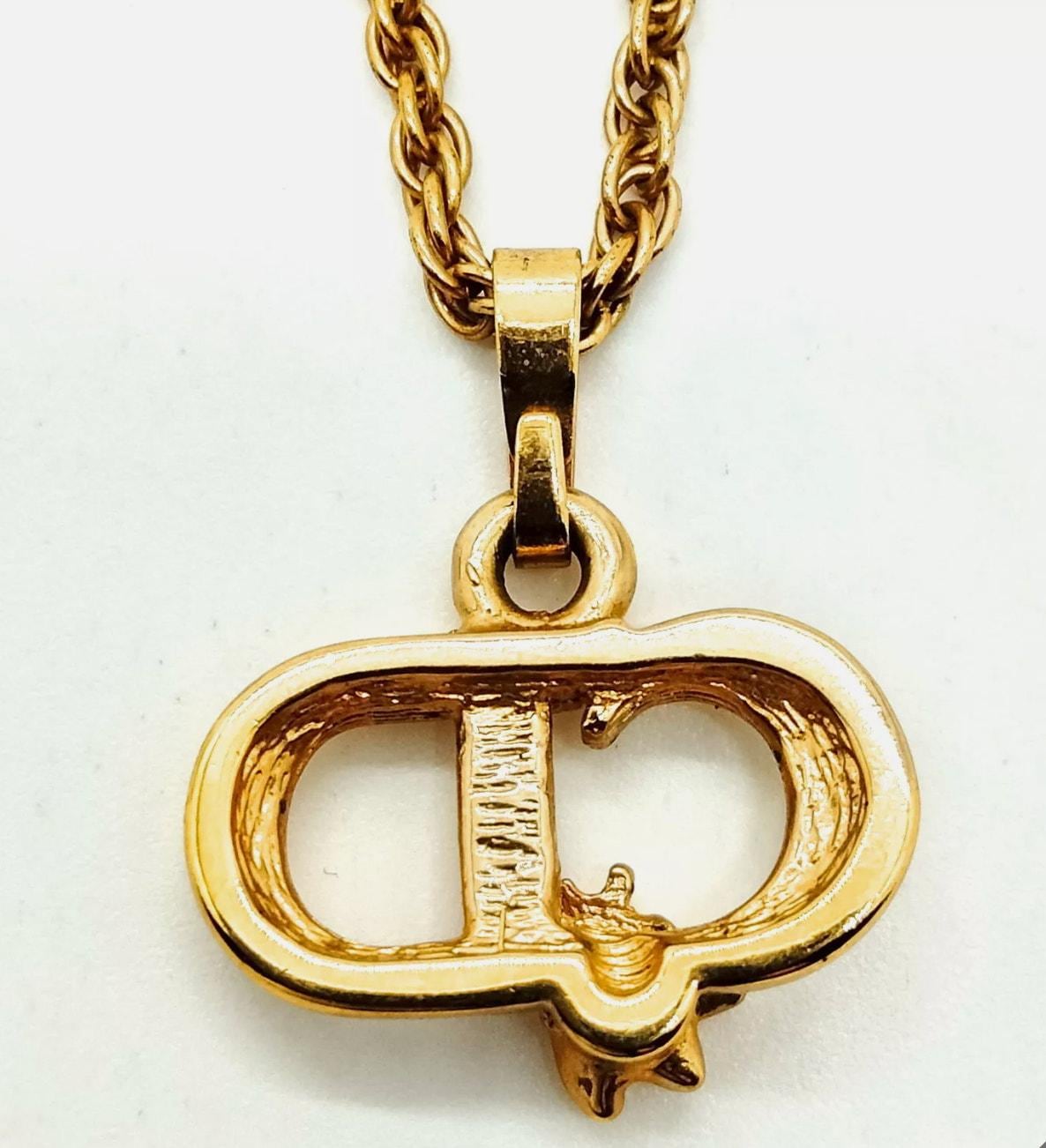 Christian Dior CD logo necklace/ディオール 25719625_55710582_600.jpg