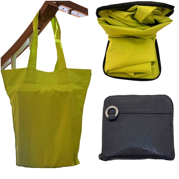 Lululemon Packable Lightweight Shopper Tote Travel Bag NWOT 