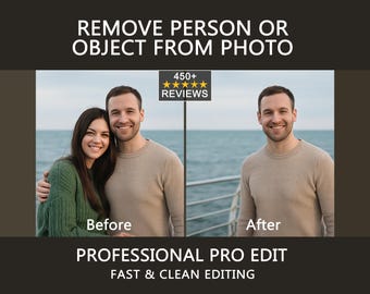 Eliminar persona de la foto / Edición profesional de fotos / Eliminación de fondo / Retoque