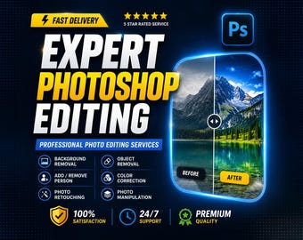 Expert Photoshop Services: Professional Photo Editing, Background Removal, Retouching