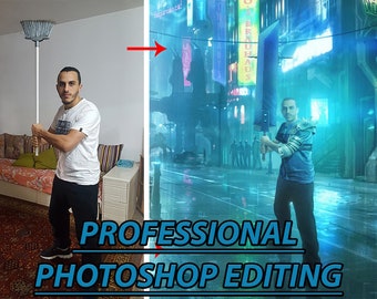 Photoshop Bearbeitung, Manipulation, Zusammengesetzt, Professionelle Fotoretusche, Fotobearbeitung